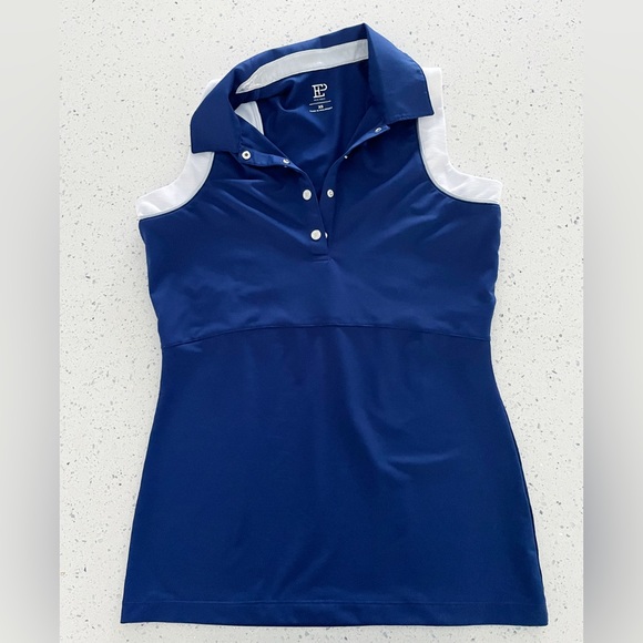 EP New York Tops - EP New York Sleeveless Tennis / Golf Top Navy Blue XS